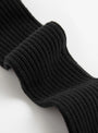 Overknee Socks Black Black Baserange (detail) at Couverture & The Garbstore