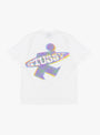 Dot Surf Tee White-White-Stussy (back) at Couverture & The Garbstore