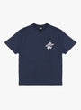 Dot Surf Tee Navy-Navy-Stussy (front) at Couverture & The Garbstore