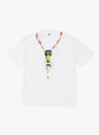 x LEO GON’DO Smile T-Shirt-White-B.EAUTIFUL front at Couverture & The Garbstore