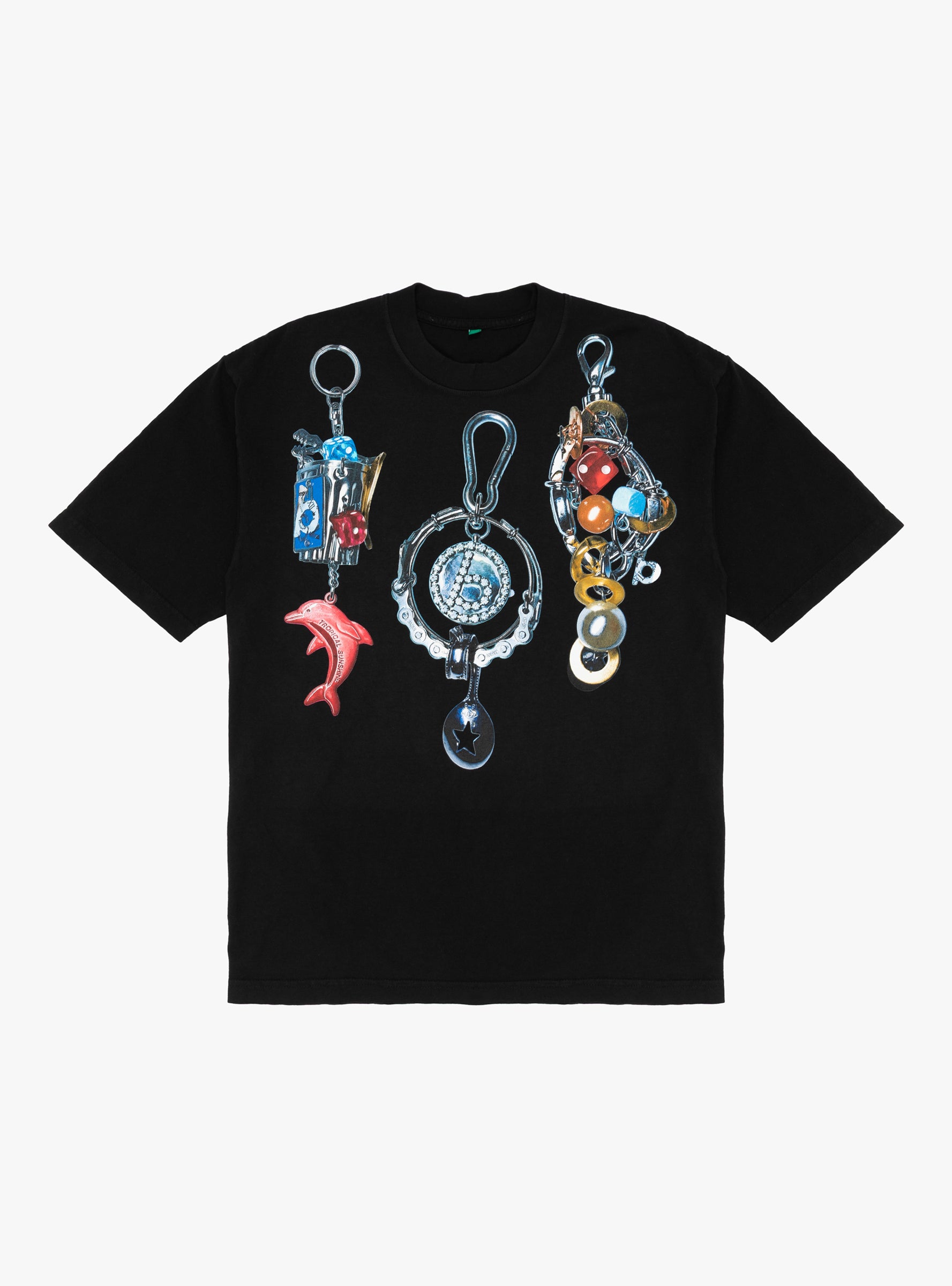 x LEO GON’DO 3 Chains T-Shirt-Black-B.EAUTIFUL fornt at Couverture & The Garbstore