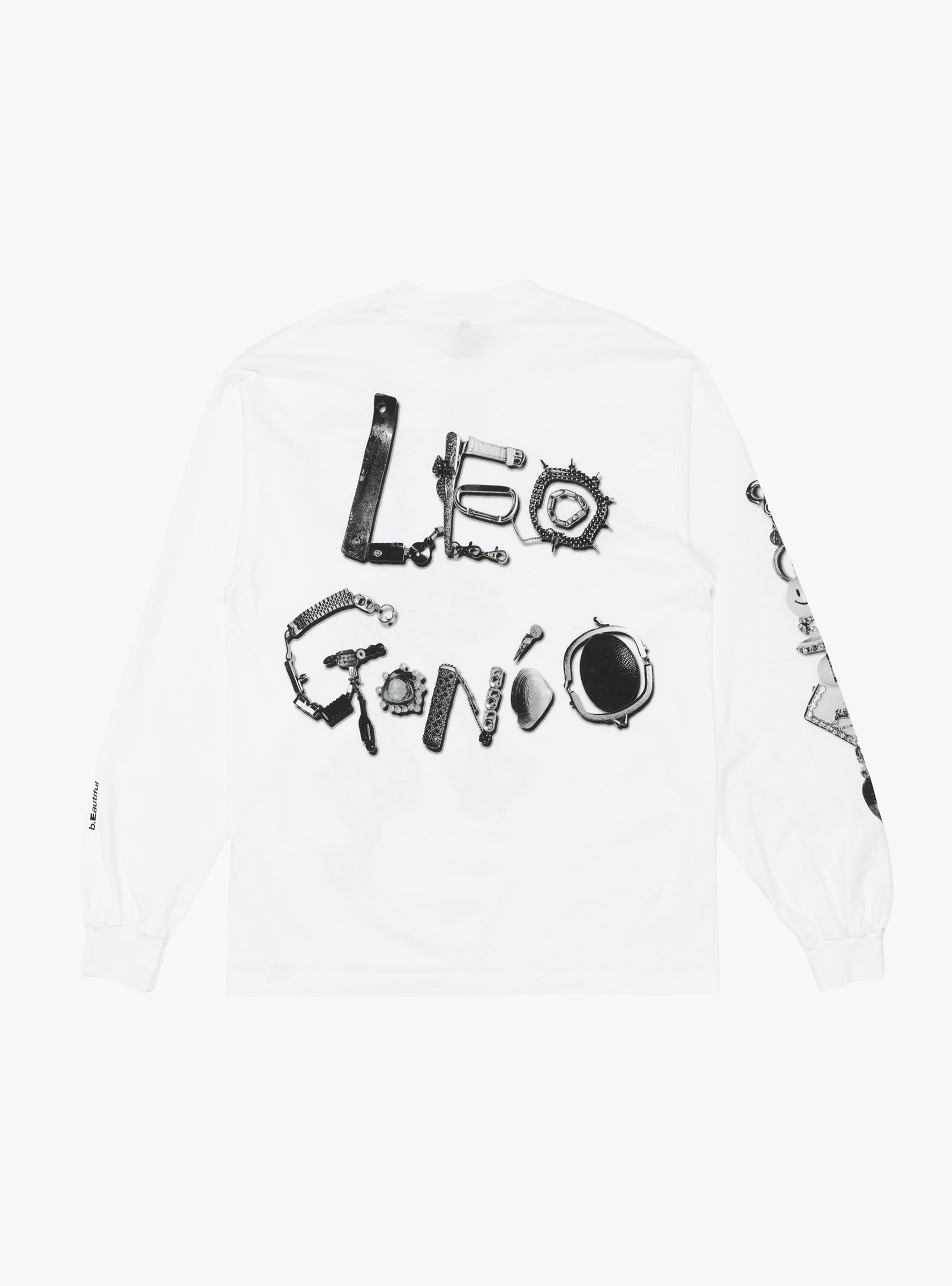 x LEO GON’DO Chains LS Shirt-White-B.EAUTIFUL back at Couverture & The Garbstore