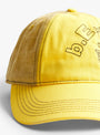 B-Turn-Low-Profile-Hat-Washed-Yellow-&-Black-B.EAUTIFUL-side-view at Couverture & The Garbstore