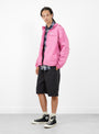 Lightweight Hooded Jacket-Pink-Stussy model side at Couverture & The Garbstore