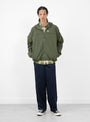 Lightweight Hooded Jacket-Olive-Stussy model front at Couverture & The Garbstore