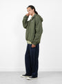 Lightweight Hooded Jacket-Olive-Stussy model front at Couverture & The Garbstore