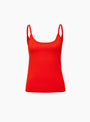 No 471 Britney Tank Top Tomato from Extreme Cashmere at Couverture & The Garbstore front 