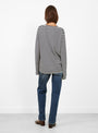 No 500 Jones Long Sleeve T-Shirt Breton Breton Extreme Cashmere (model back) at Couverture & The Garbstore