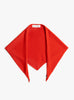 No 35 Knit Bandana Tomato Tomato Extreme Cashmere (top view) at Couverture & The Garbstore