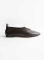 Piero Flats WalnutWalnutABOUT ARIANNE_Side_View at Couverture & The Garbstore
