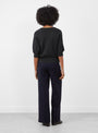 Anglet Jumper Anthracite Anthracite Bellerose (model back) at Couverture & The Garbstore