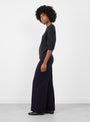 Anglet Jumper Anthracite Anthracite Bellerose (model side) at Couverture & The Garbstore