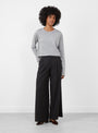 Fuele T-Shirt Bitume Bitume Bellerose (model front) at Couverture & The Garbstore