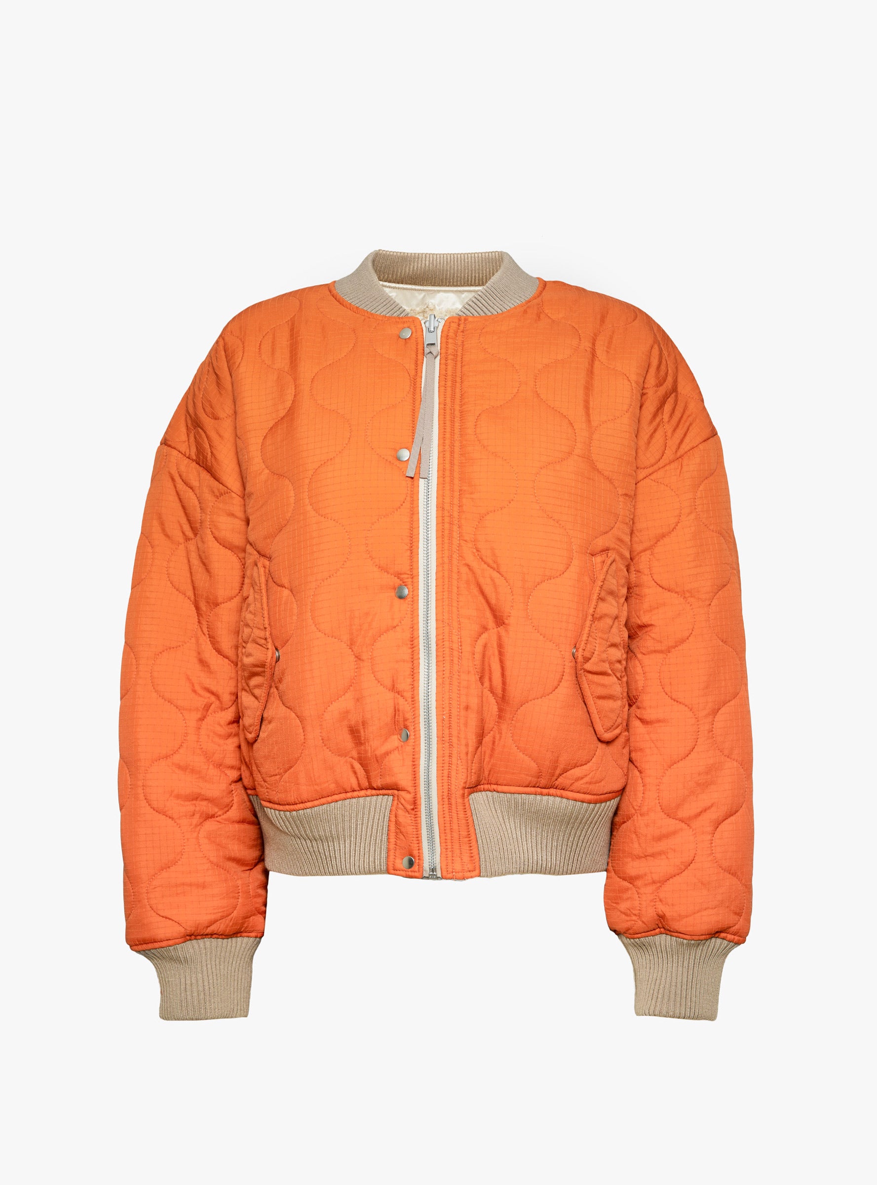 Jasher Jacket Natural Natural Bellerose (ghost front reversed) at Couverture & The Garbstore