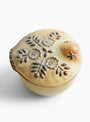 Sugar and Milk Containers C69 Beige KASHIWA_Close_Up_Lid_Top_View at Couverture & The Garbstore