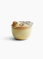 Sugar and Milk Containers C69 Beige KASHIWA_Front_View at Couverture & The Garbstore
