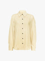 Checked Oversized Shirt Yellow and BrownYellow and BrownCORDERA (ghost front) at Couverture & The Garbstore