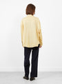 Checked Oversized Shirt Yellow and Brown Yellow and Brown CORDERA (model back) at Couverture & The Garbstore