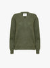 Numbus V Neck Jumper Scarab by Himalayan Cashmere  (ghost front) at Couverture & The Garbstore