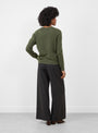 Numbus V Neck Jumper Scarab Scarab HIMALA (model back) at Couverture & The Garbstore