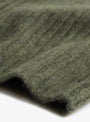 Nimbus Ribbed Hat Scarab by Himalayan Cashmere (wool close up) at Couverture & The Garbstore