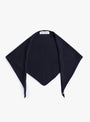 No 35 Knit Bandana Navy EXTREME CASHMERE Top_View at Couverture & The Garbstore