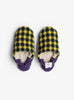 Block Check × Pile Jacquard Purple Purple Merippa (top view) at Couverture & The Garbstore