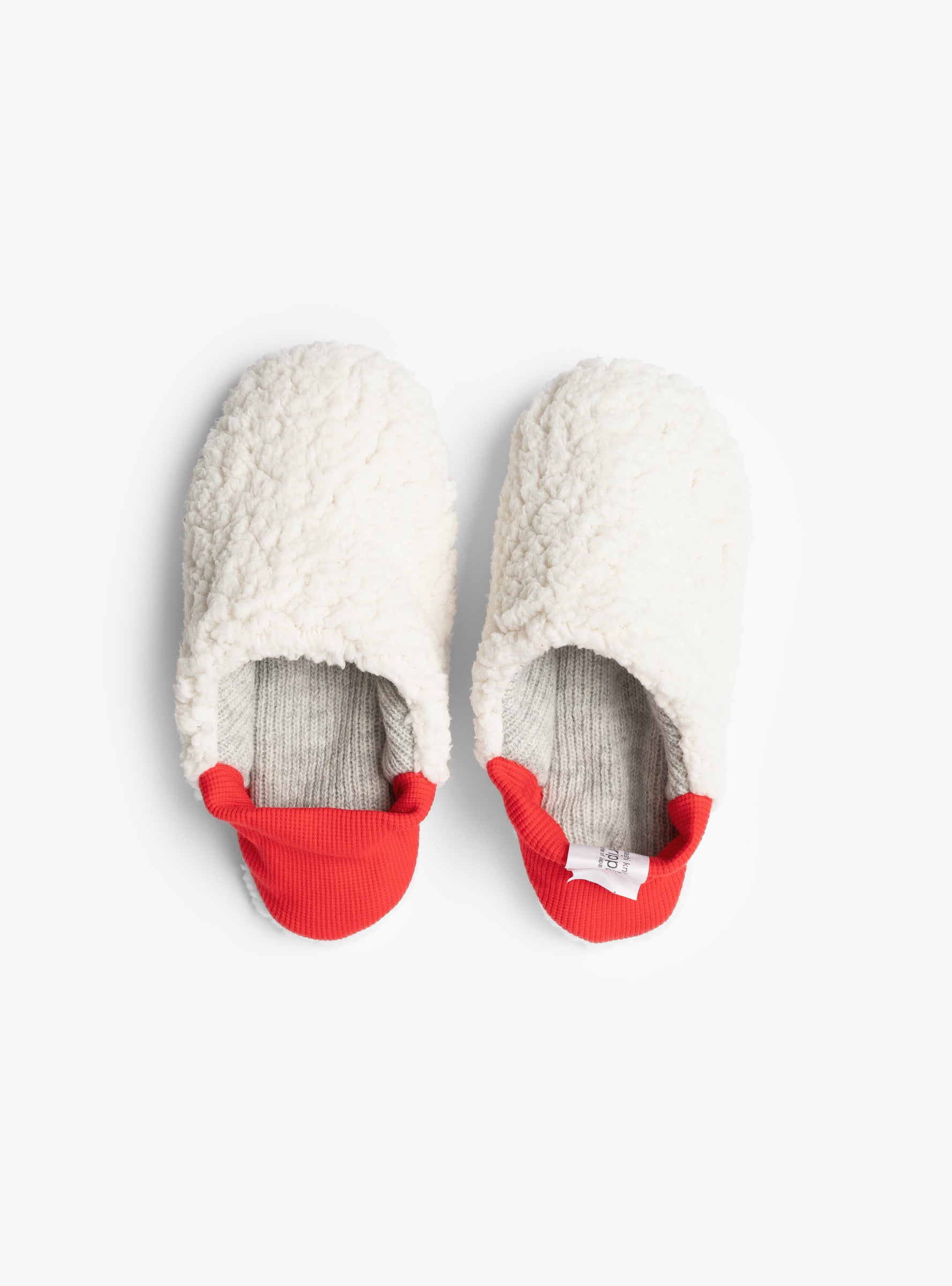Quarter Knit x Sheep Boa Red Merippa (top view reversed) at Couverture & The Garbstore