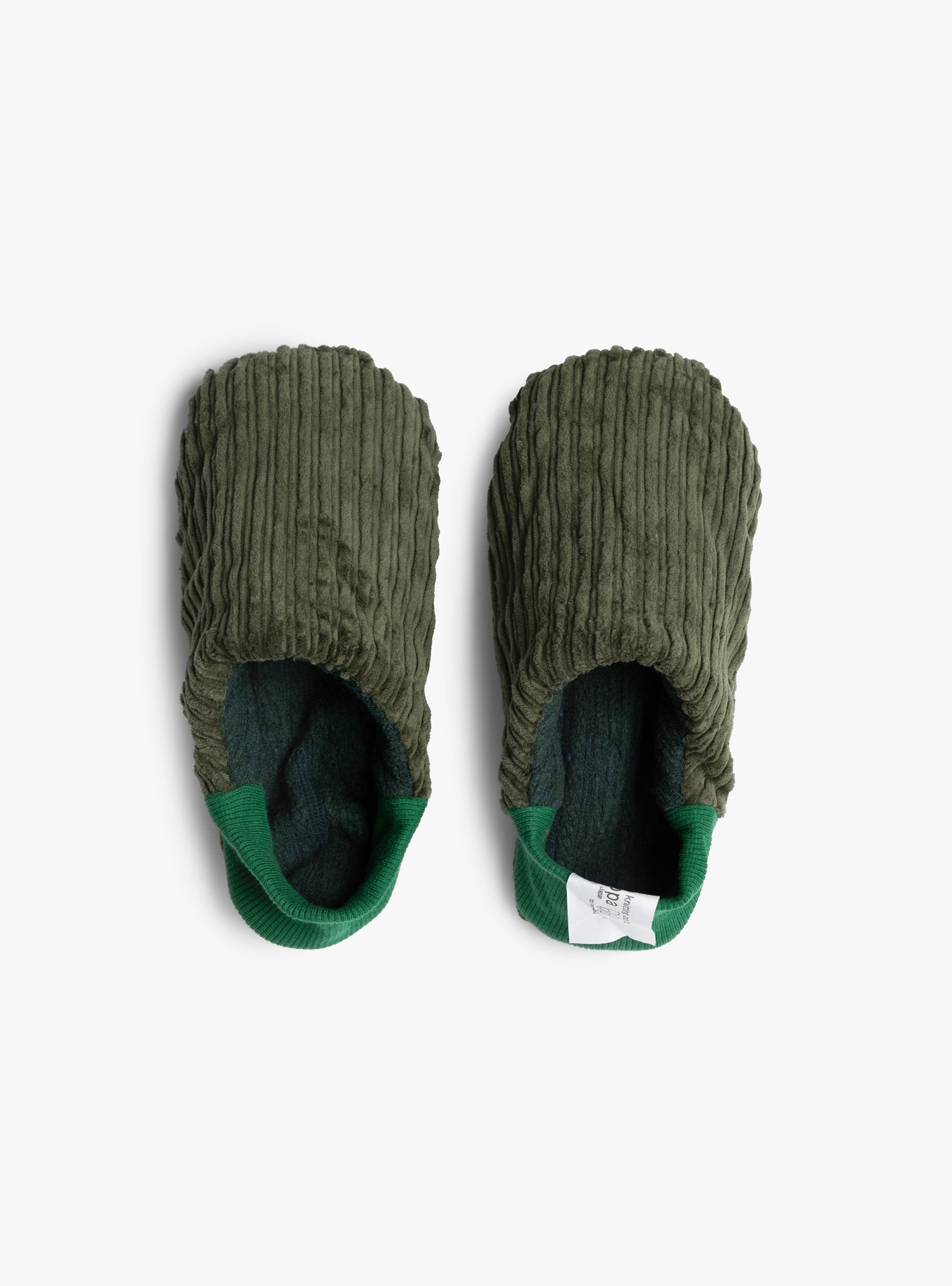 Cable Knit × Corduroy Green Green Merippa (top view reversed) at Couverture & The Garbstore