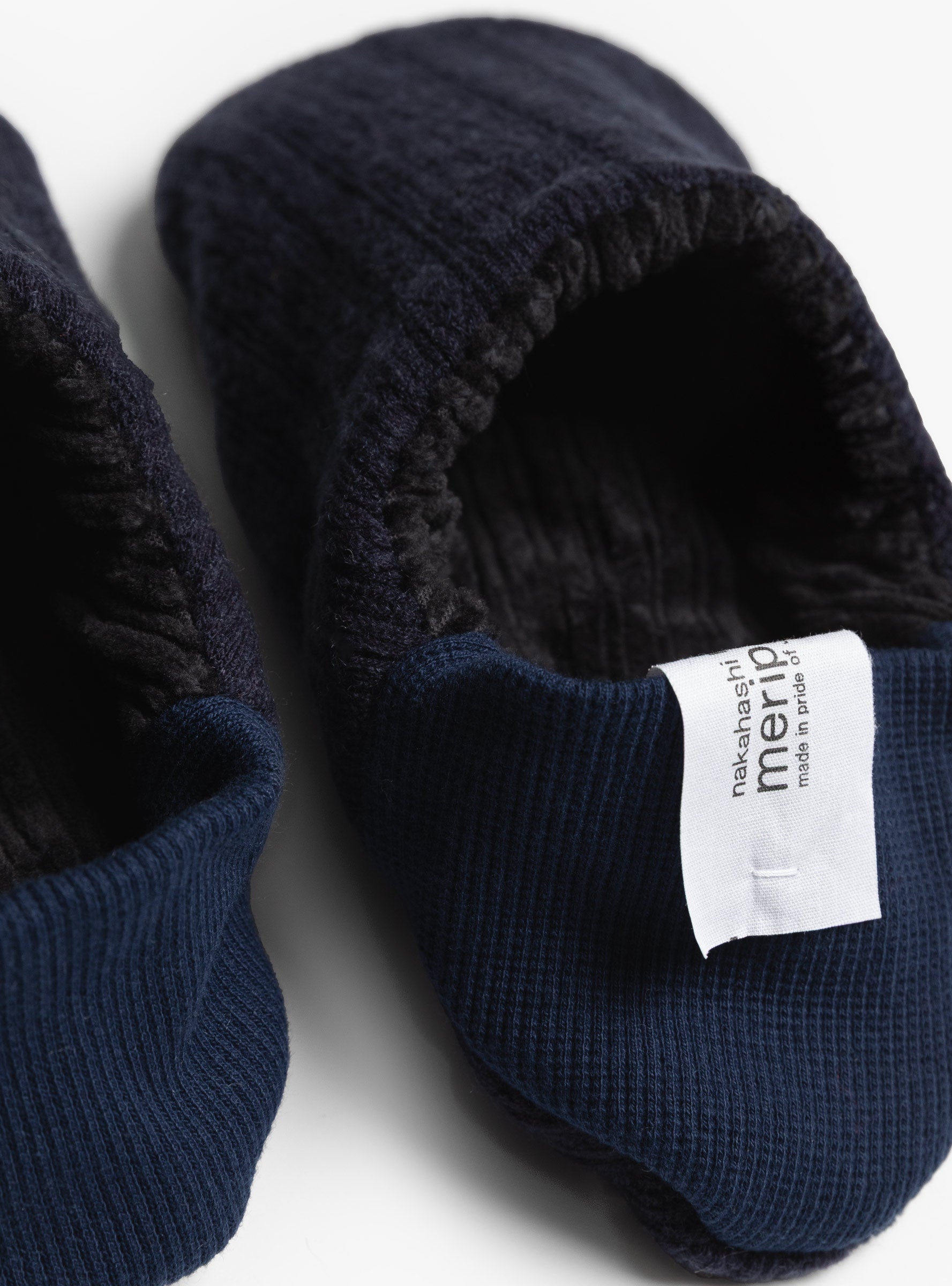 Cable Knit × Corduroy Blue Blue Merippa (close up) at Couverture & The Garbstore