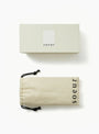 Jean Sunglasses Taupe Taupe SOEUR Packaging at Couverture & The Garbstore
