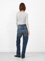 Lucien Jeans Faded Blue Faded Blue SOEUR (model back) at Couverture & The Garbstore