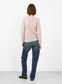 Envie Jumper Pale Pink Pale Pink SOEUR (model back) at Couverture & The Garbstore