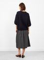 Lise Jumper Navy Navy SOEUR (model back) at Couverture & The Garbstore