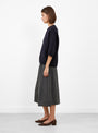 Lise Jumper Navy Navy SOEUR (model side) at Couverture & The Garbstore