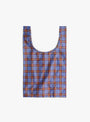 Standard Baggu Blue Tartan Blue Tartan Baggu (bag top view) at Couverture & The Garbstore