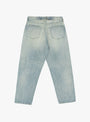 No.37 Washed Wide Denim Pants Bleach A.PRESSE (back) at Couverture & The Garbstore
