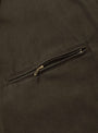 Vintage Silk Cotton Detroit Jacket Brown A.PRESSE (zip detail) at Couverture & The Garbstore