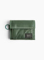 Capsule Wallet w/ Flap Khaki