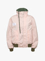 Nylon Twill Reversible Blouson Khaki Khaki TOGA_Front_View_Pink at Couverture & The Garbstore