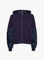 Cotton Hoodie Purple Purple TOGA_Front_View at Couverture & The Garbstore