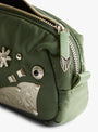 Nylon Pouch DD Khaki Khaki TOGA_Detail at Couverture & The Garbstore