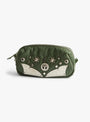 Nylon Pouch DD Khaki Khaki TOGA_Front_View at Couverture & The Garbstore