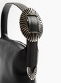 Leather-Mini-Bag-Black-Black-TOGA_Buckle_Detail at Couverture & The Garbstore