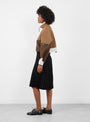 Wool Jersey Blouson Brown Brown TOGA (model side) at Couverture & The Garbstore