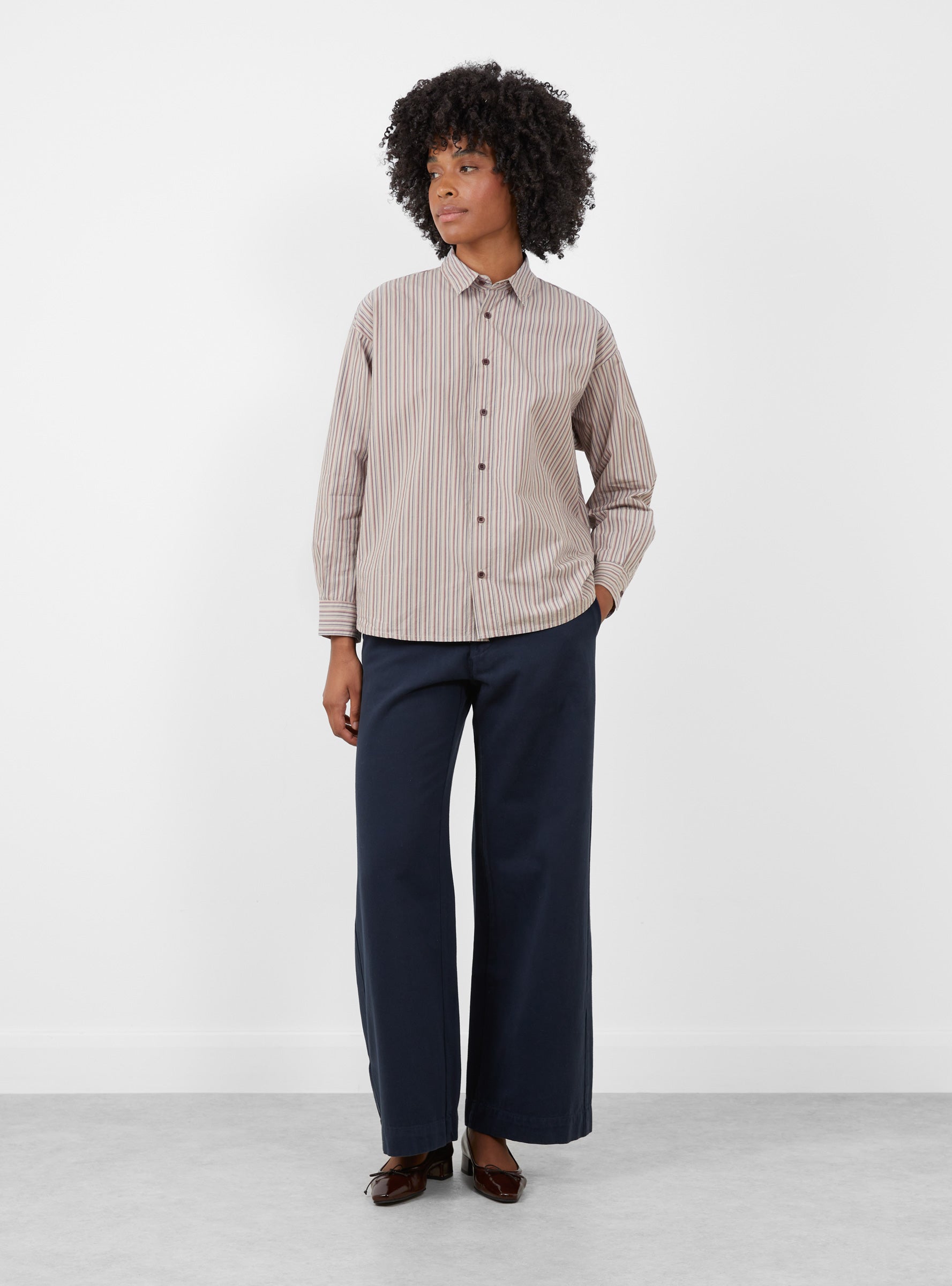 Camica Eolia Top Rafa Rafa LABO ART (model front) at Couverture & The Garbstore