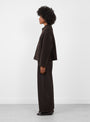 Giacca Ficus Jacket Cacao Cacao LABO ART (model side) at Couverture & The Garbstore