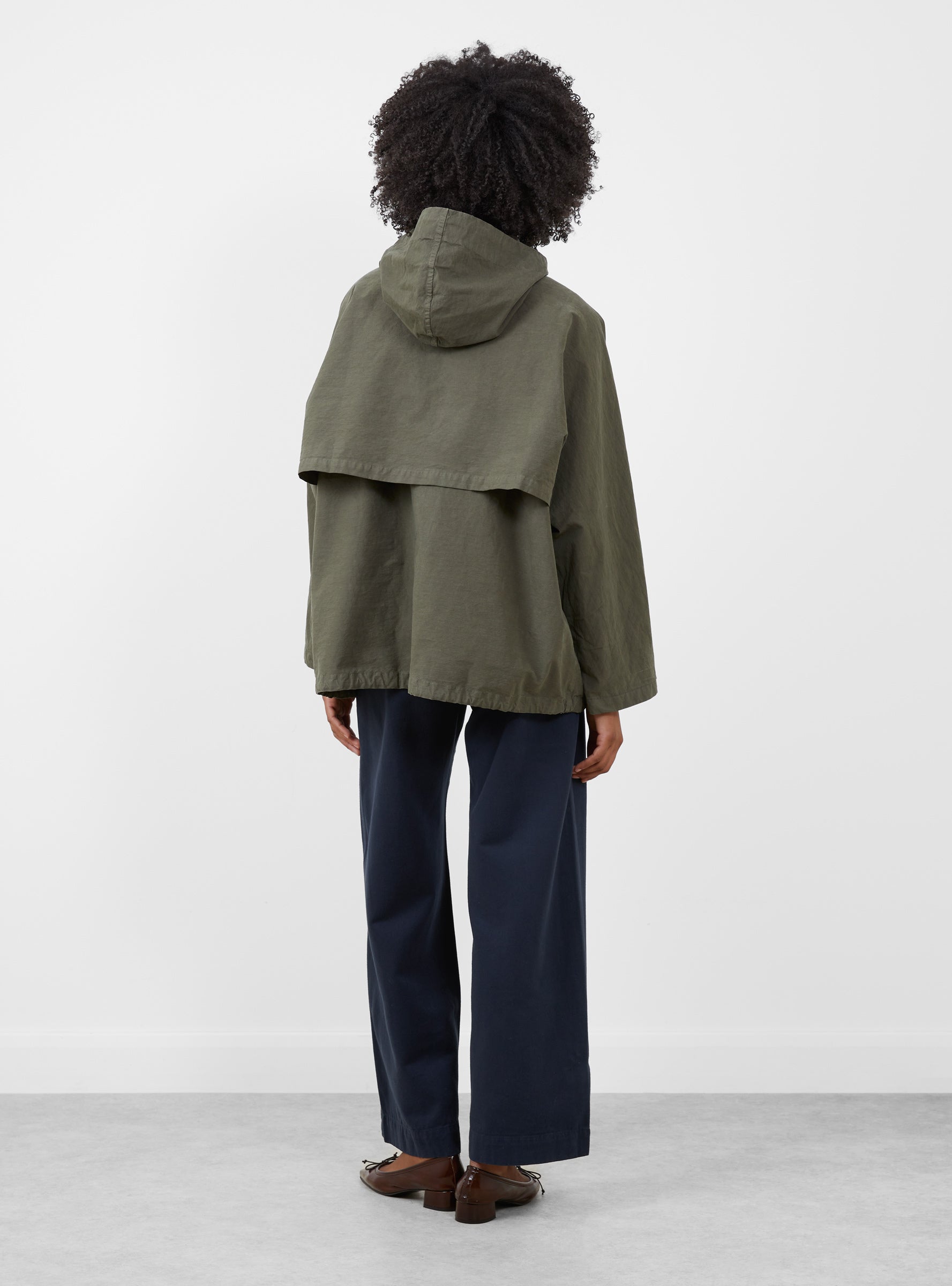 Giacca Manta Jacket Lichene Lichene LABO ART (model back) at Couverture & The Garbstore