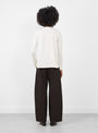 Maglia-Jeppe-T-Shirt-Winter-White-Winter-White-LABO-ART-(model-back) at Couverture & The Garbstore