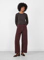 Panta Sbam Trousers Sasso Sasso LABO ART (model front) at Couverture & The Garbstore